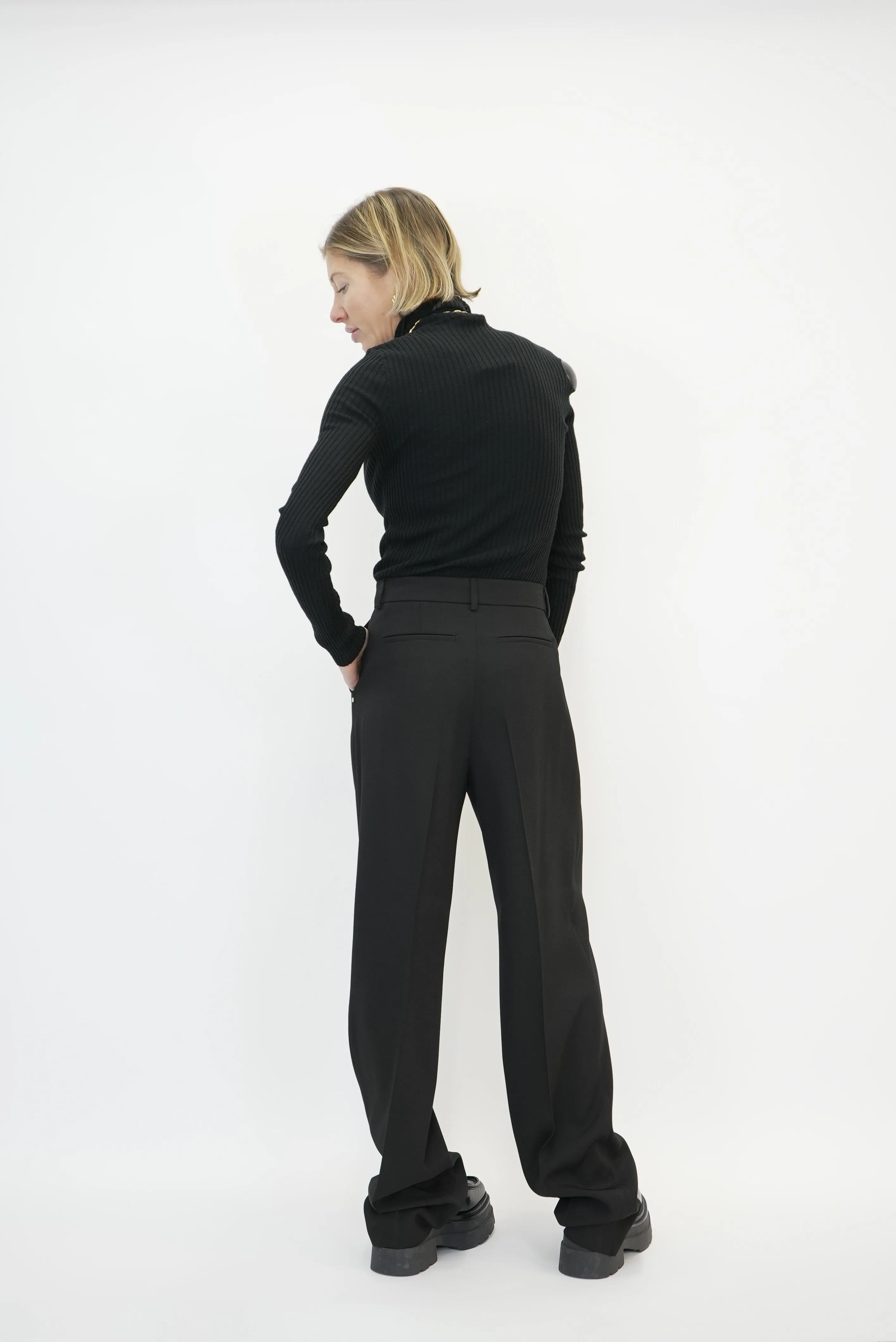 FAVETTA  WIDE TAILORED TROUSERS