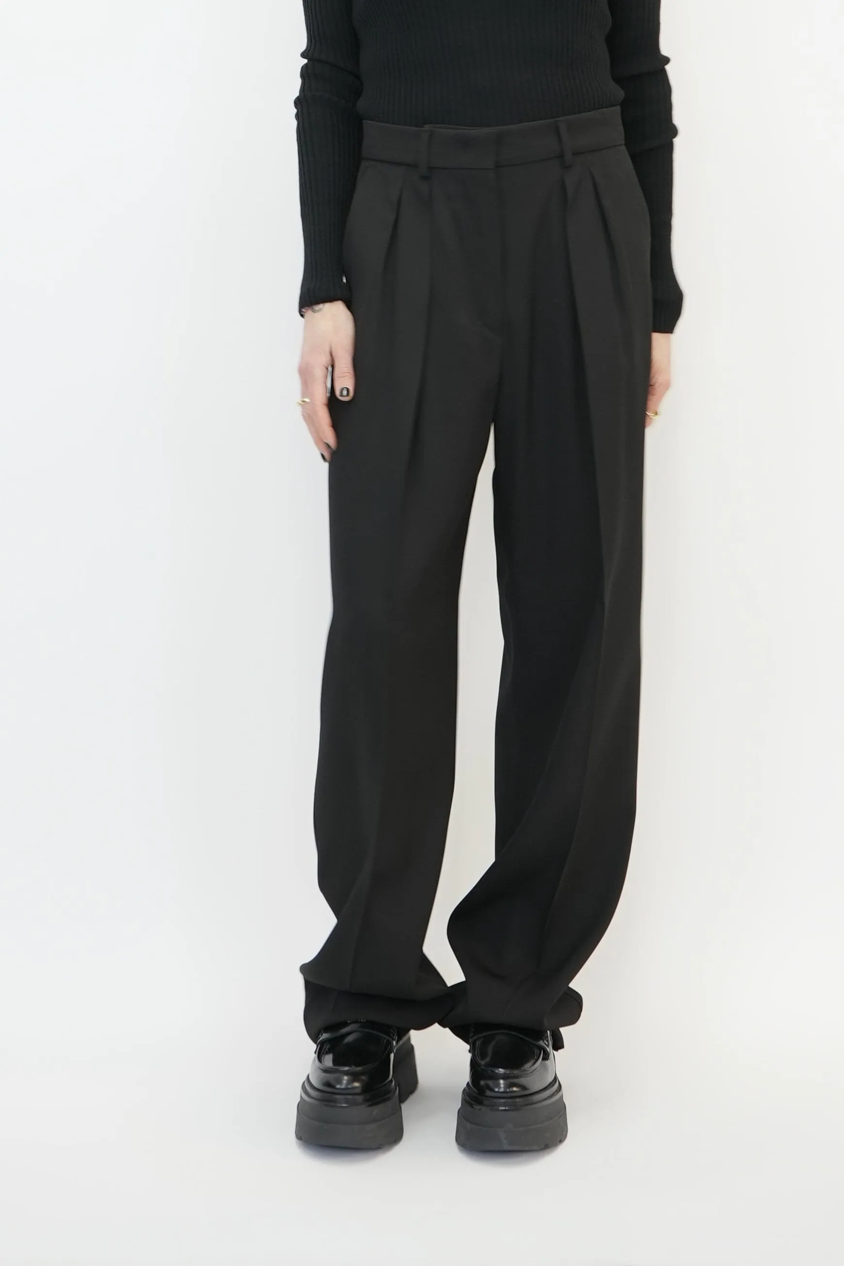 FAVETTA  WIDE TAILORED TROUSERS