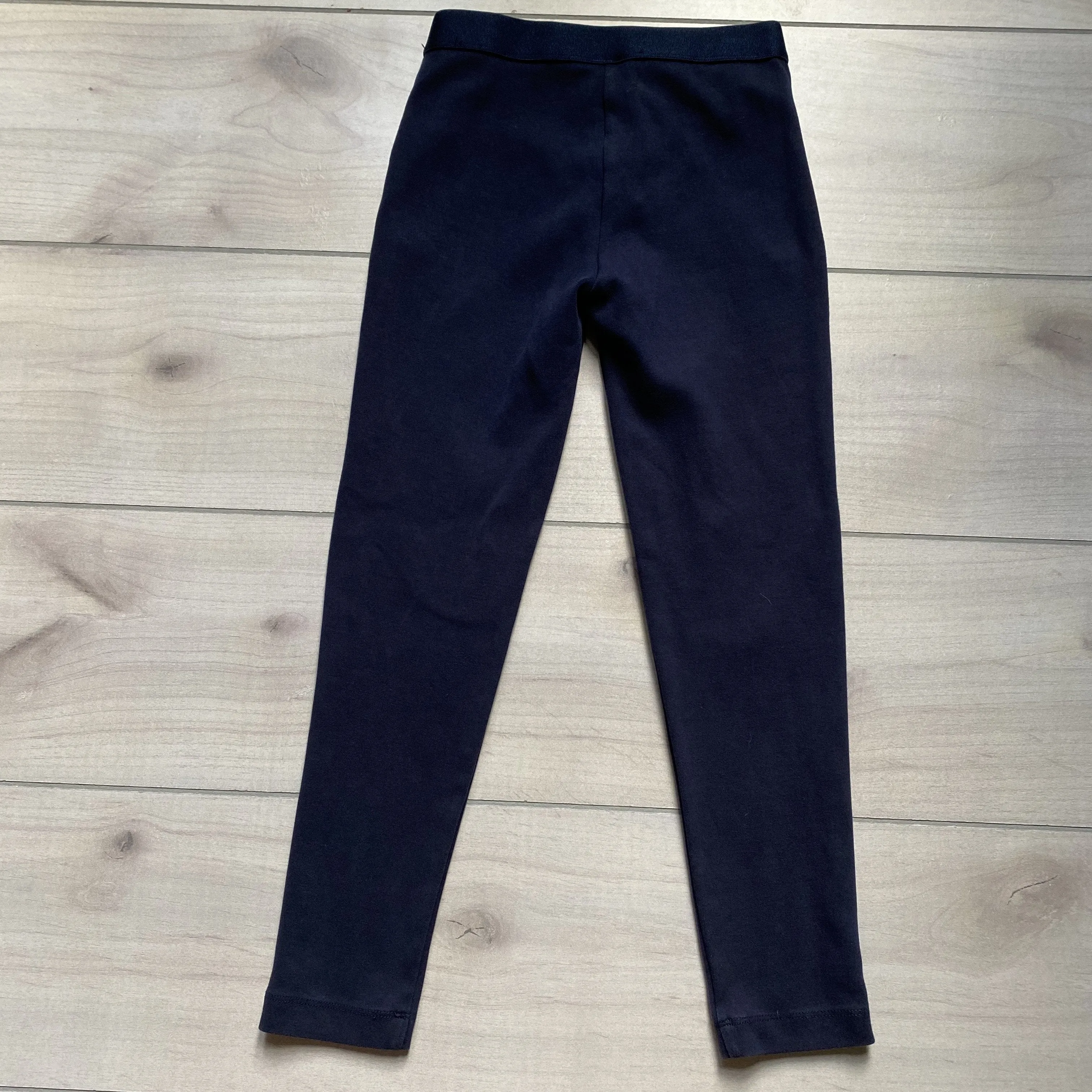 JCrew Crewcuts Navy Side Zipper Pocket Elastic Waist Leggings