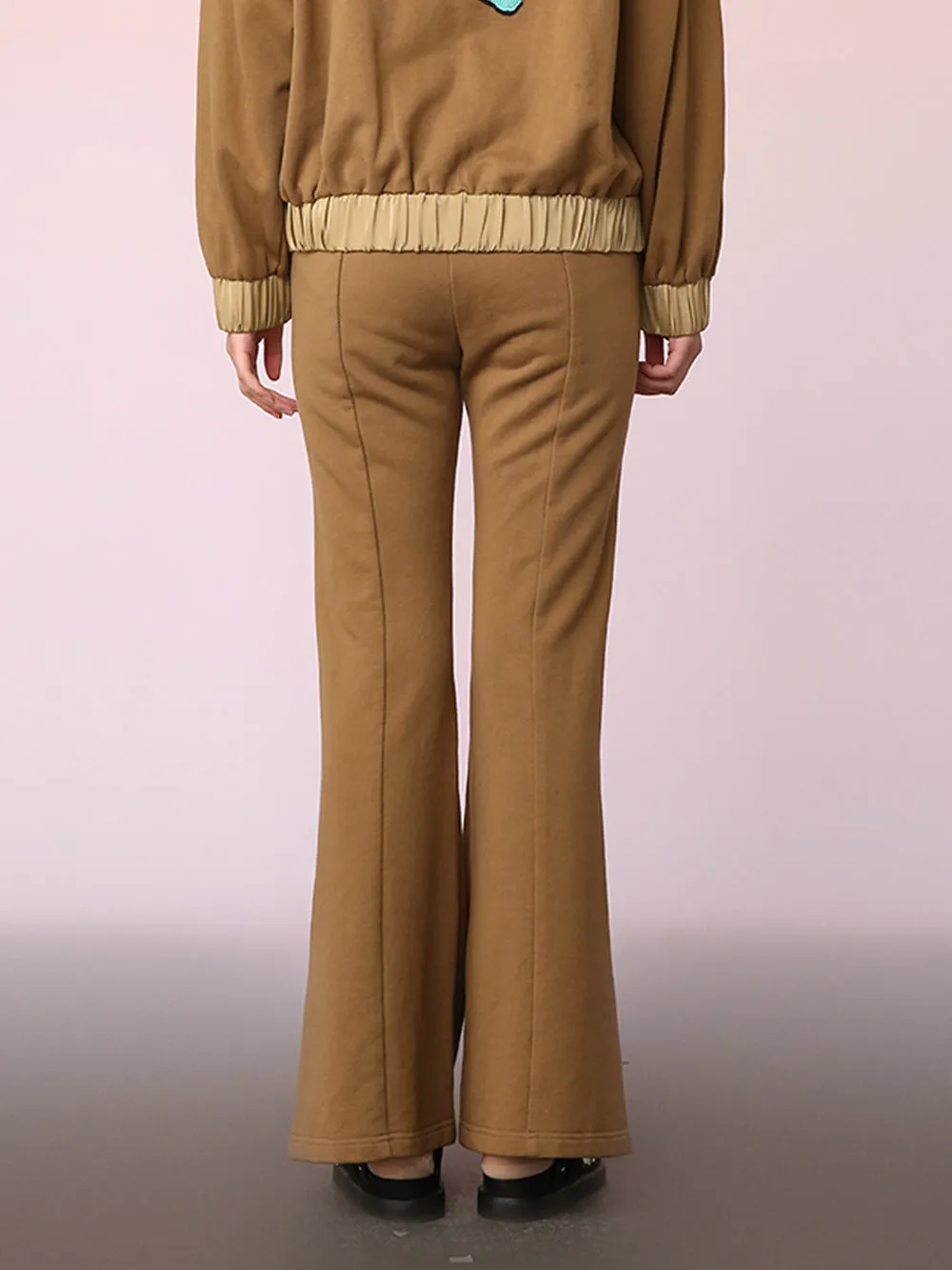 MUKZIN Khaki Straight Relaxed Lounge Pants